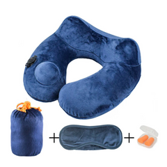 Inflatable U-Shaped Neck Pillow