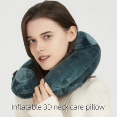 Inflatable U-Shaped Neck Pillow