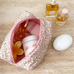 Quilted Makeup Bag