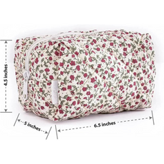 Quilted Makeup Bag