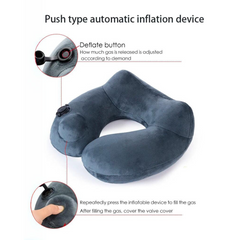 Inflatable U-Shaped Neck Pillow