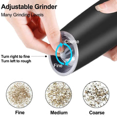 WonderKitchen™ Pepper Grinder with Gravity Sensor