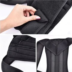 Adjustable Posture Corrector Low Back Support Shoulder Brace Belt For Men Women