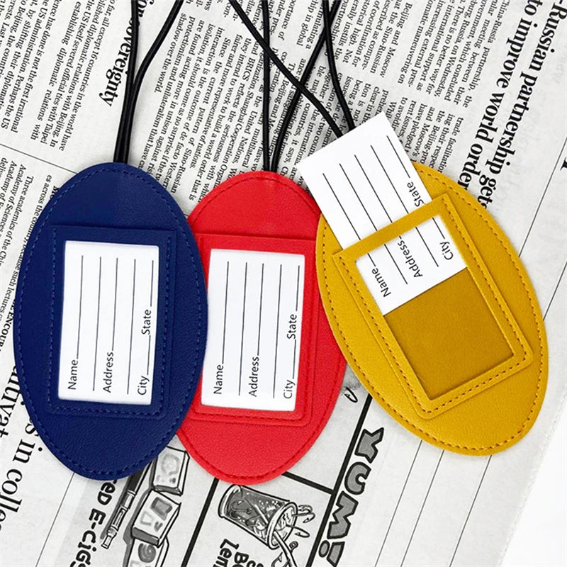 Leather Travel Luggage Tags