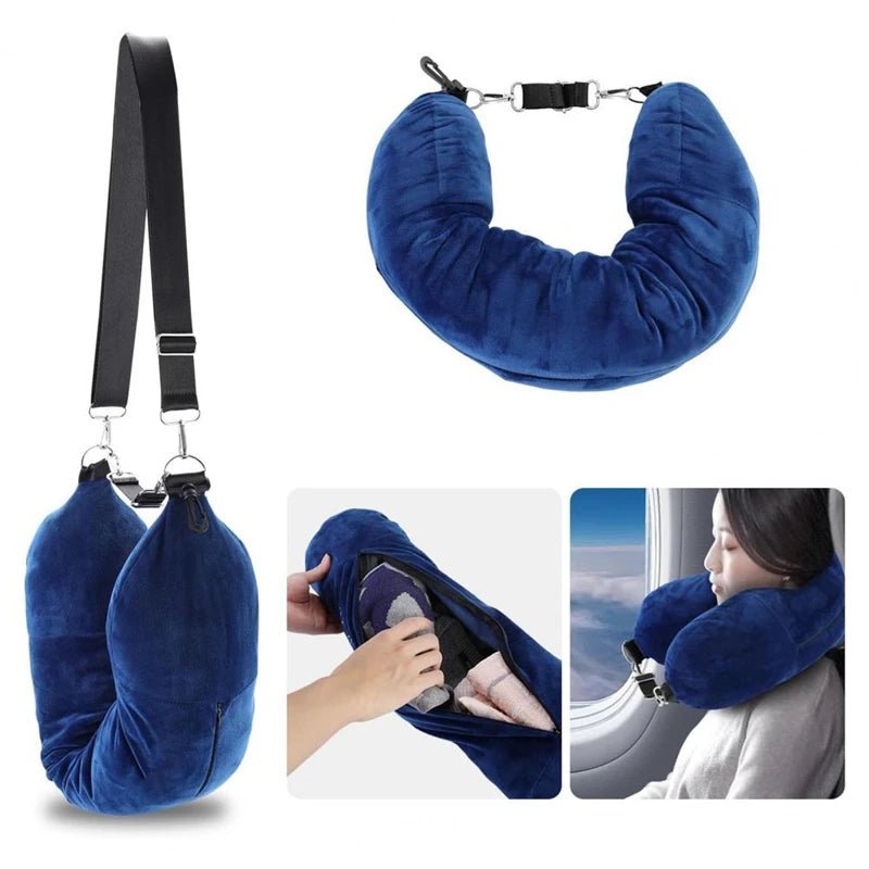 Fillable Travel Neck Pillow