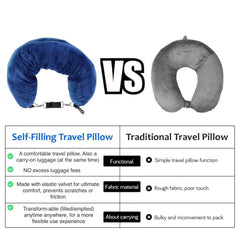 Fillable Travel Neck Pillow