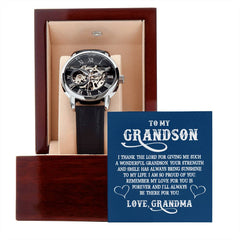 Openwork Watch - For Grandson From Grandma