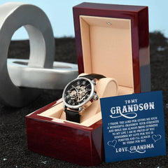 Openwork Watch - For Grandson From Grandma