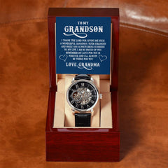 Openwork Watch - For Grandson From Grandma