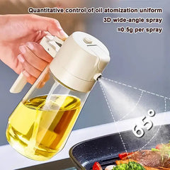 Versatile Oil and Vinegar Sprayer Set Glass Bottles